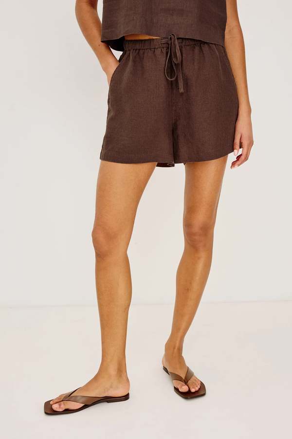 Rails Jenner Short in Espresso