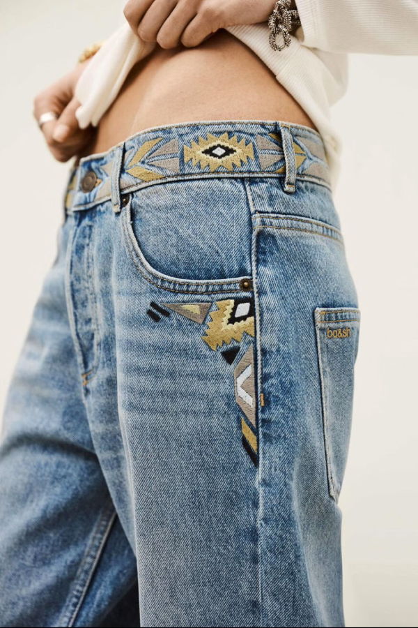 Ba&sh Rizie Straight Fit Jeans