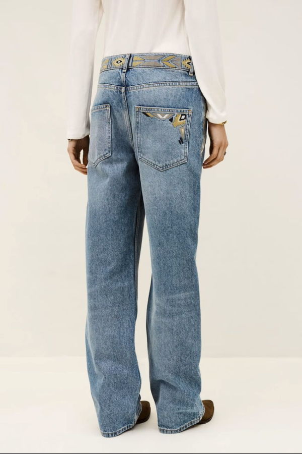 Ba&sh Rizie Straight Fit Jeans