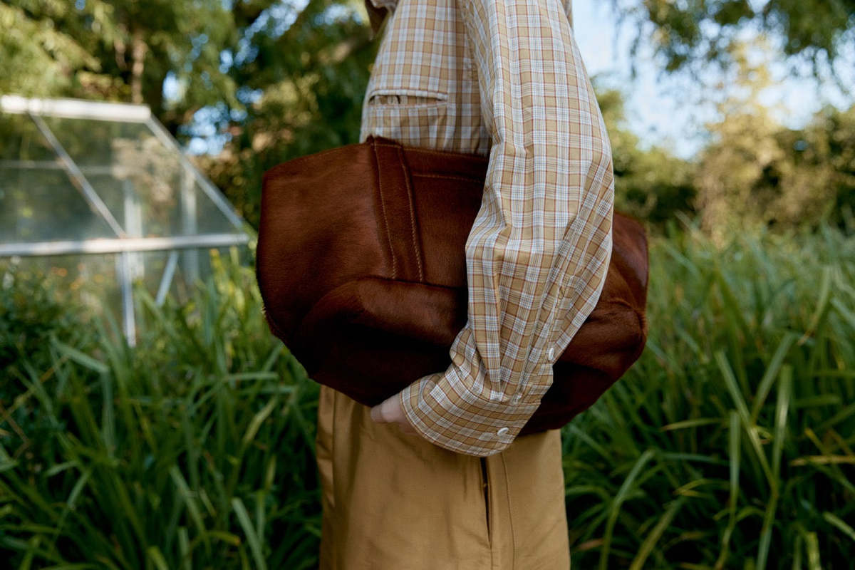 CAWLEY STUDIO Hair On Hide Mini Tote Bag - Chestnut - Image 1 of 3
