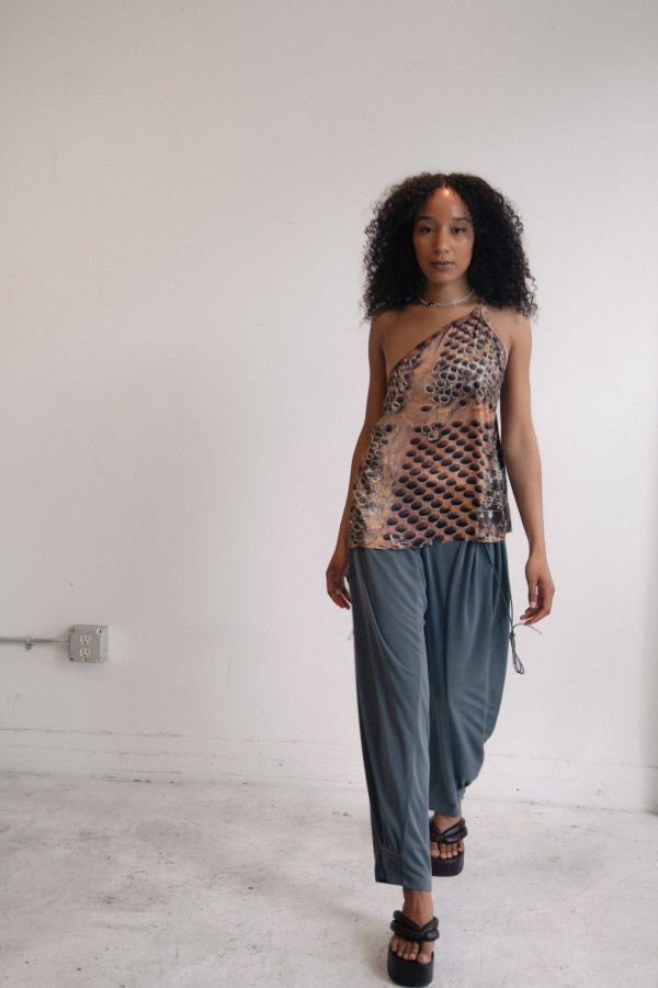 Ulika Sanctus Curtain Jogger Pants - Washed Blue