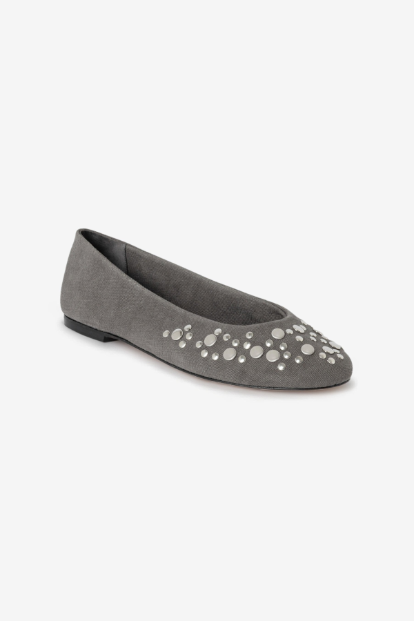 Gimagaus Bailarina Studs Canvas Flats