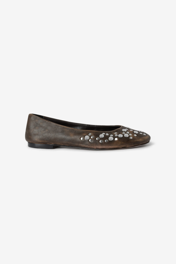 Gimagaus Bailarinas Studs Faded Flats