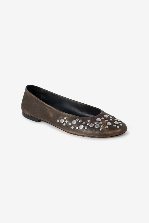 Gimagaus Bailarinas Studs Faded Flats