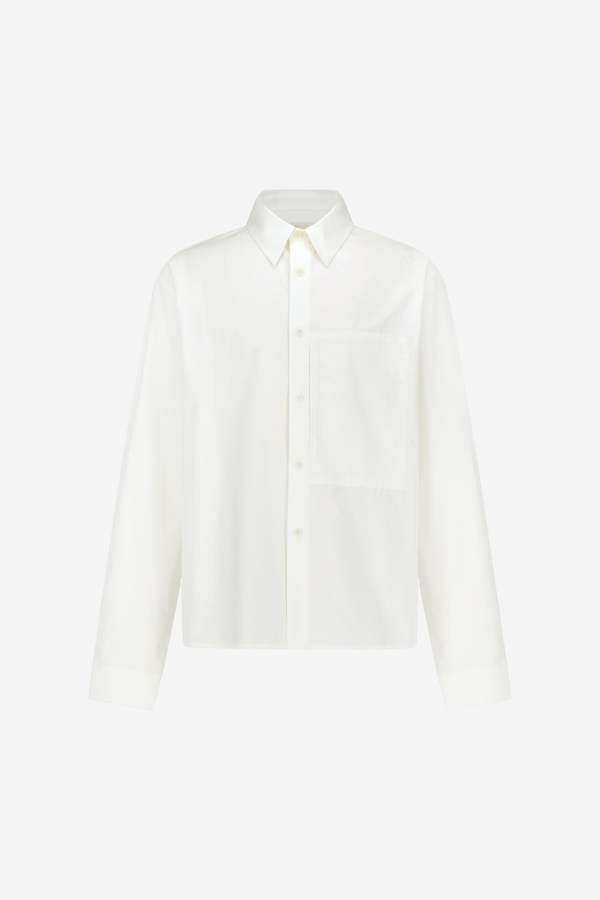 AMOMENTO Basic Pocket Shirt