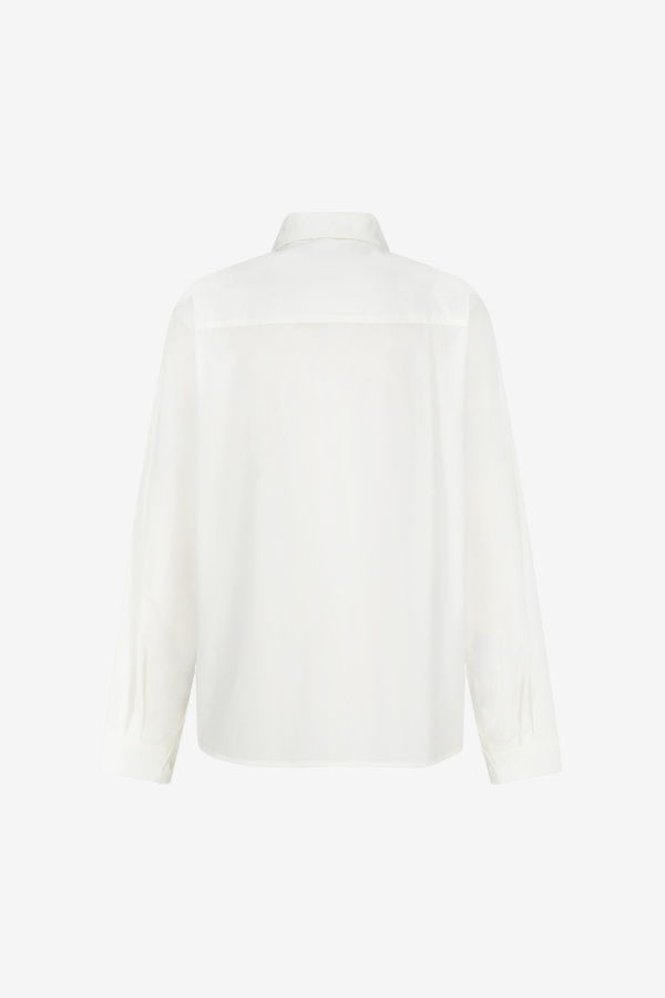 AMOMENTO Basic Pocket Shirt