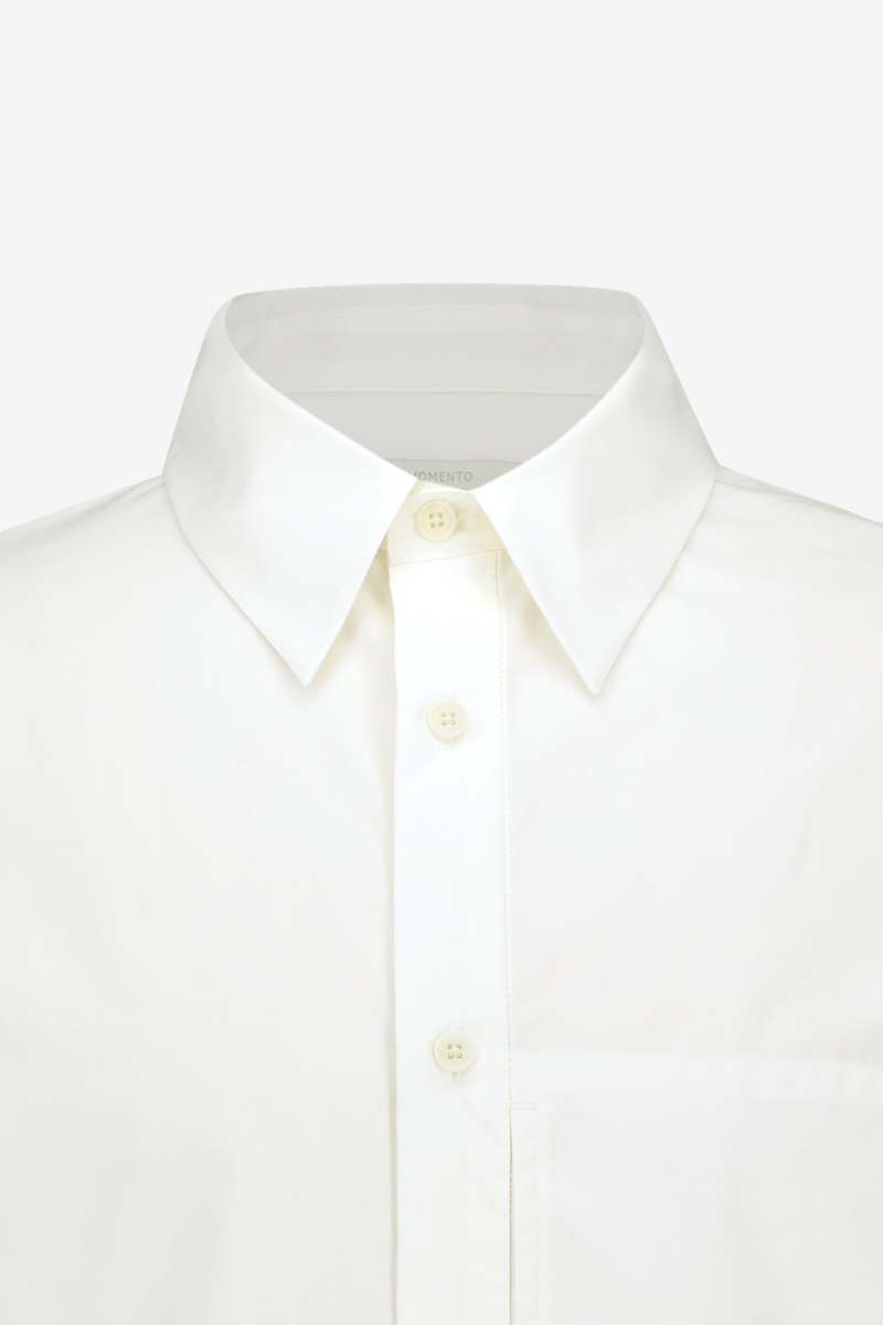 AMOMENTO Basic Pocket Shirt