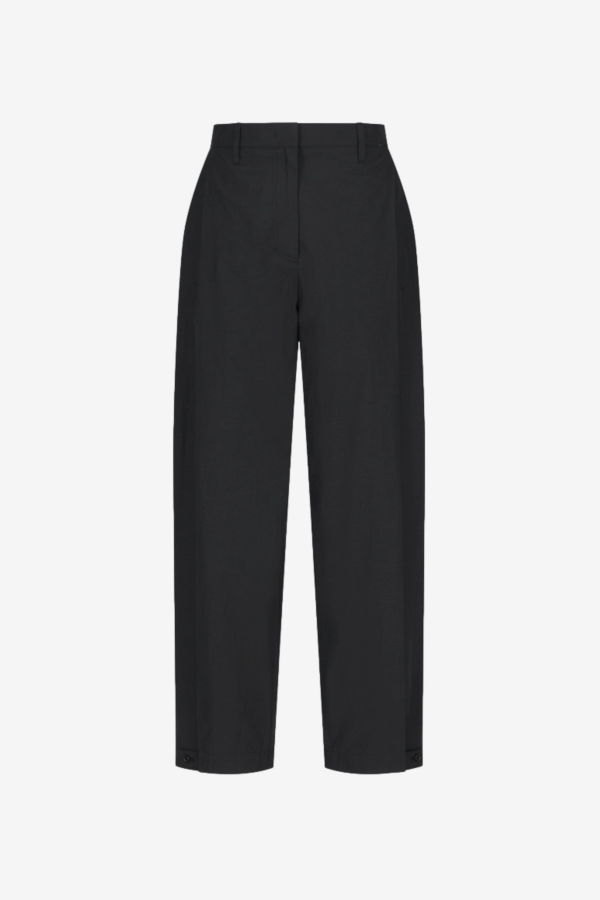 AMOMENTO Button Garconne Pants - Black