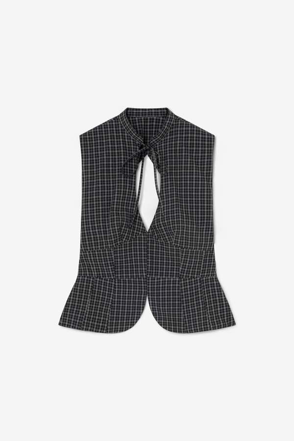 Gimagaus Coco Top Checks Top - Black