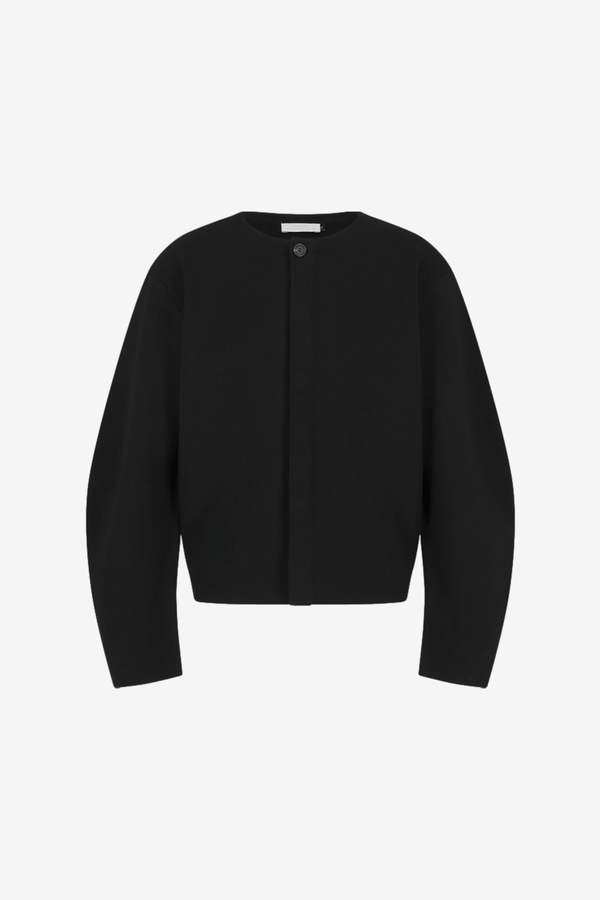 AMOMENTO Curved Silhouette Cardigan AMOMENTO Curved Silhouette Cardigan