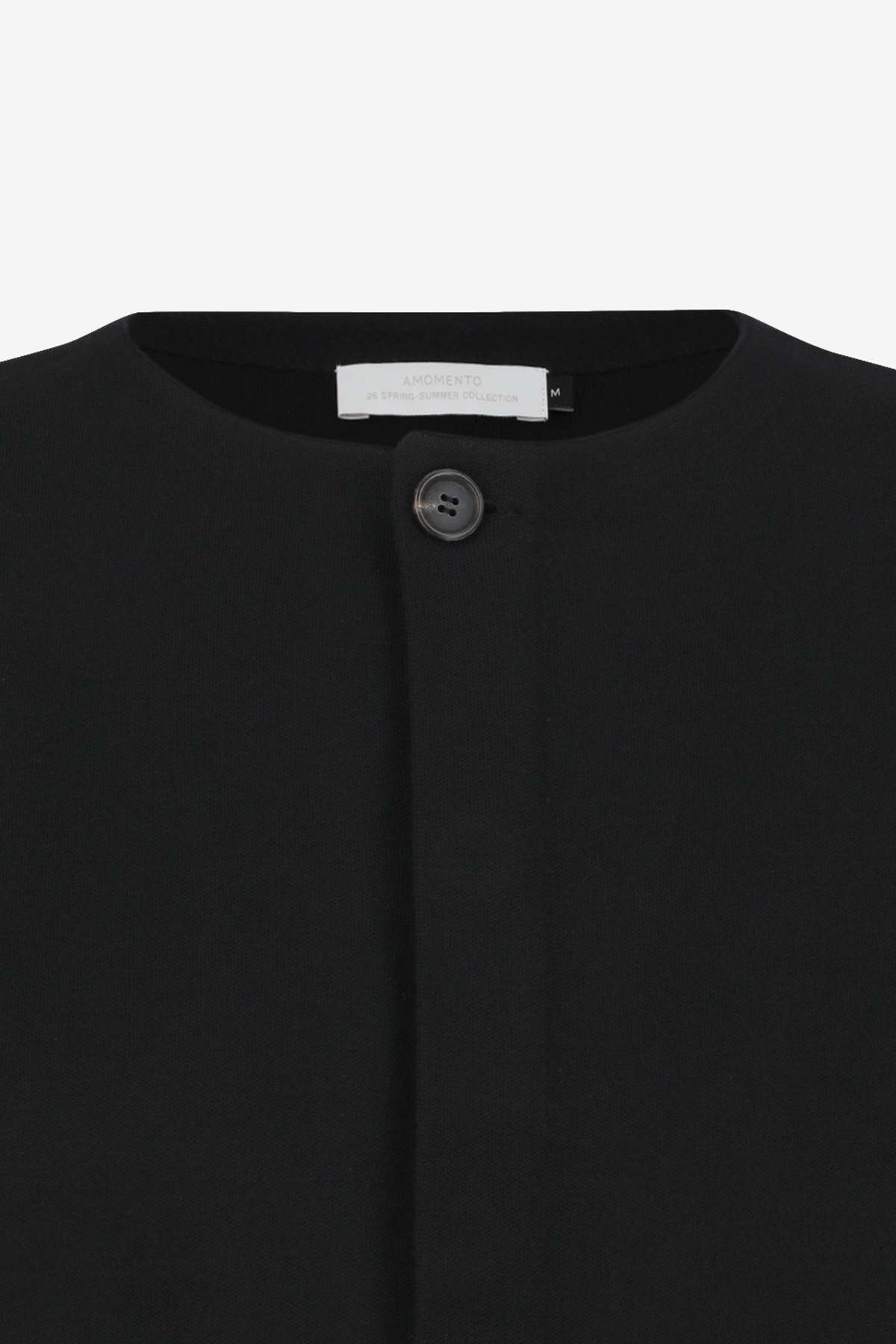 AMOMENTO Curved Silhouette Cardigan - Image 3 of 4