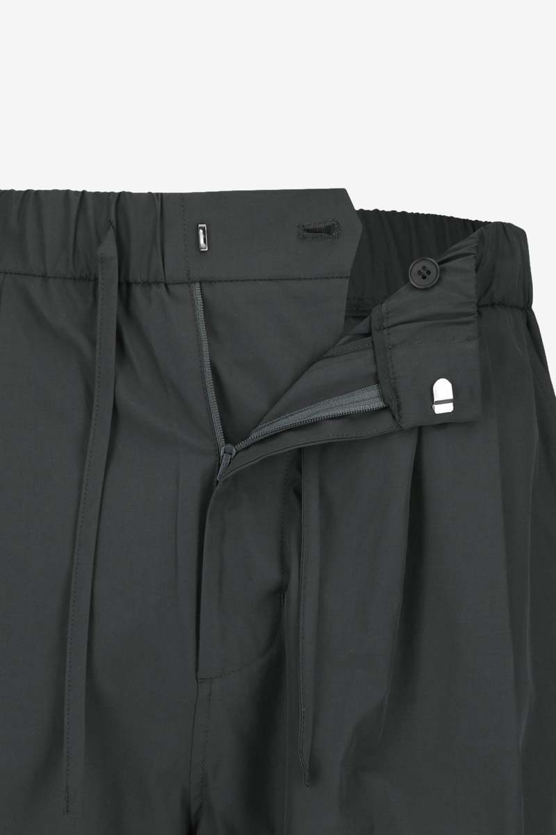 AMOMENTO Drawstring Pants - Charcoal