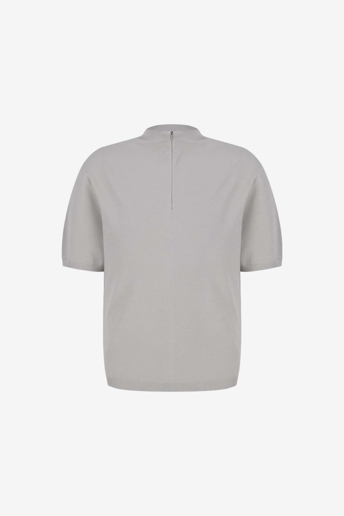 AMOMENTO Half Zip-Up Knit Sweater - Image 1 of 5