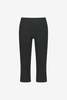 AMOMENTO Knit Capri Pants - Black - Thumbnail 1
