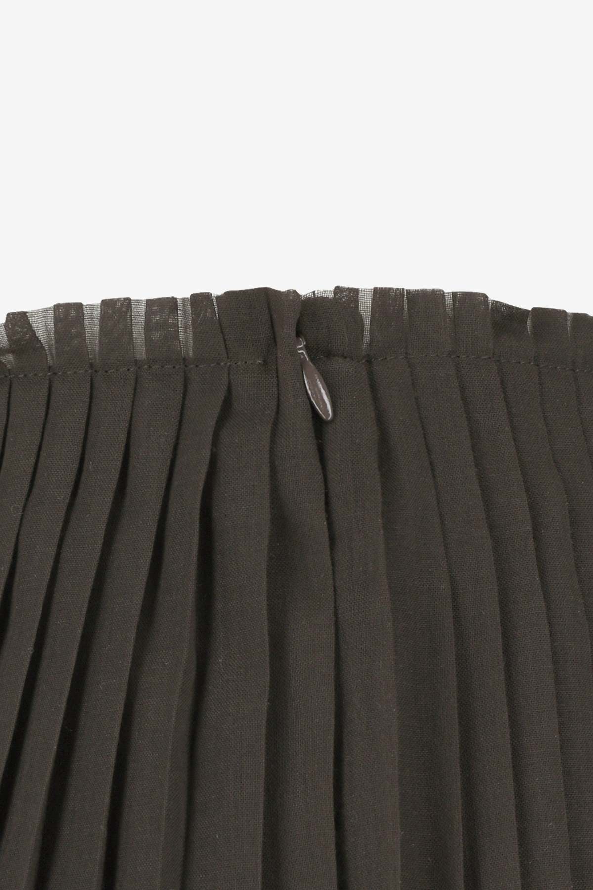 AMOMENTO Pleated Midi Skirt - Image 5 of 5