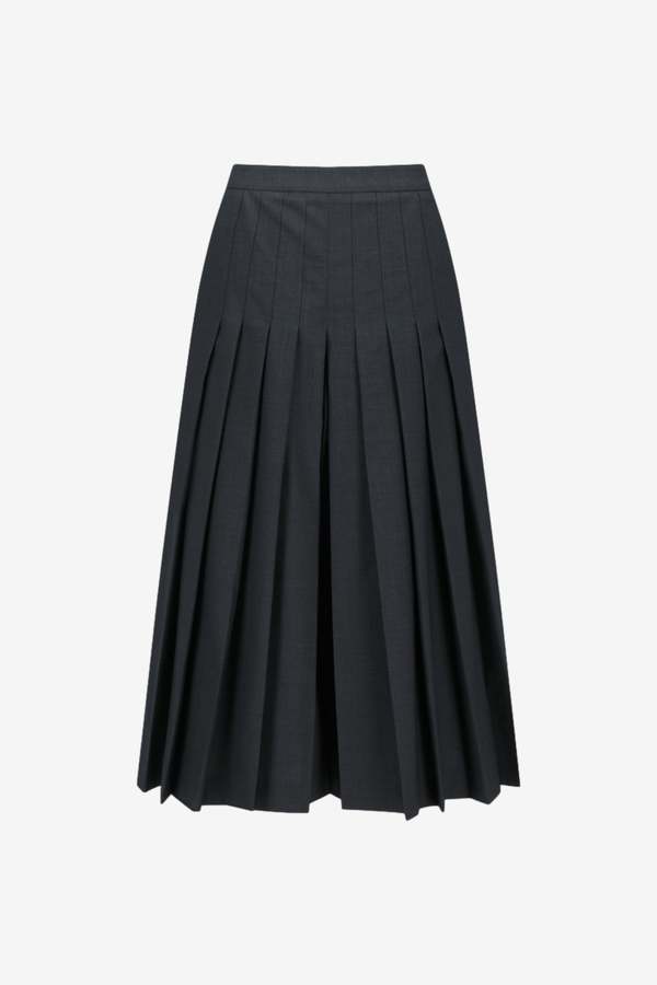 AMOMENTO Pleated Wool Culotte AMOMENTO Pleated Wool Culotte