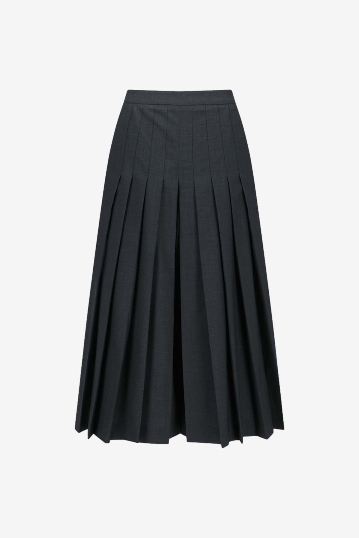 AMOMENTO Pleated Wool Culotte - Image 1 of 5