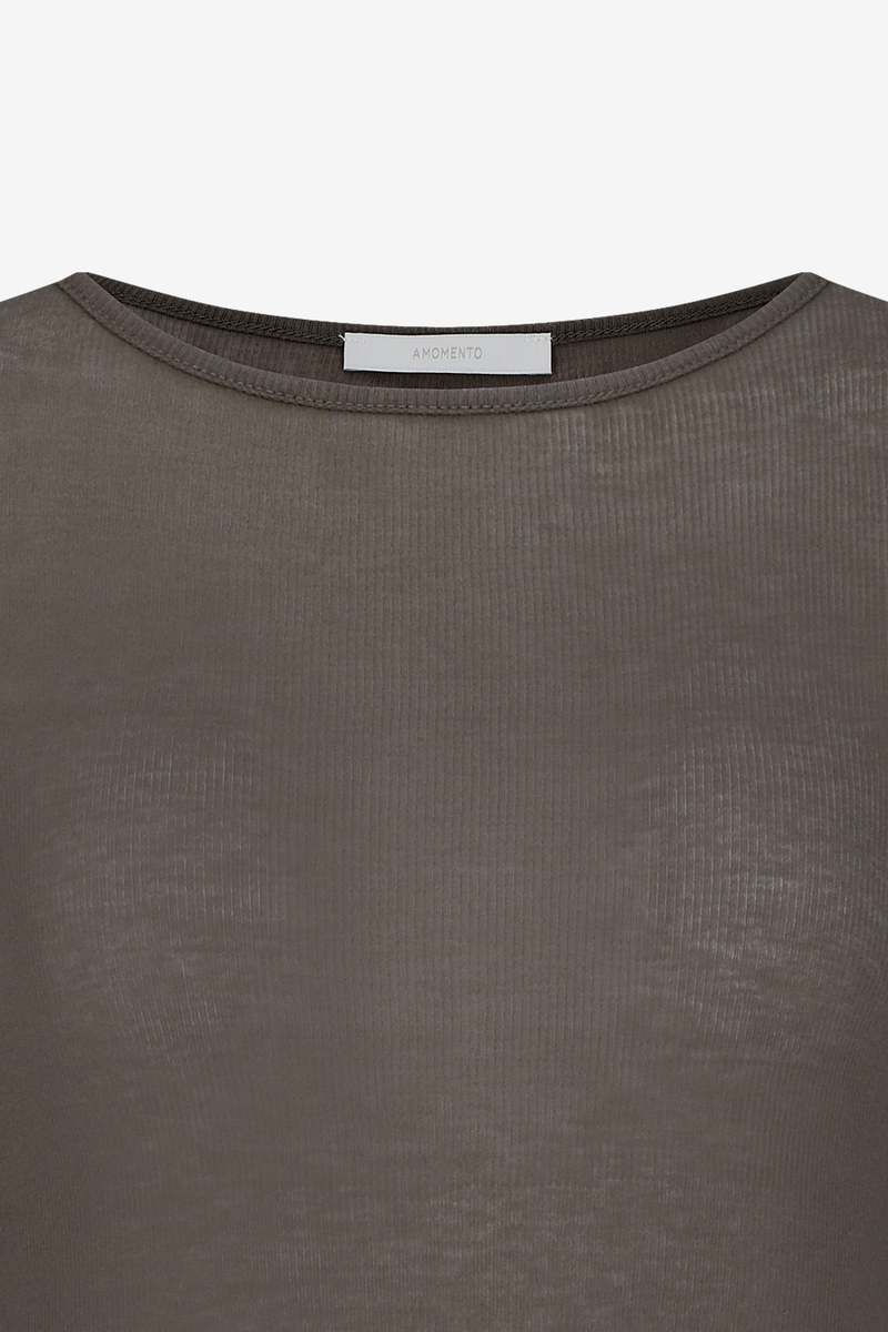 AMOMENTO Round T-Shirt