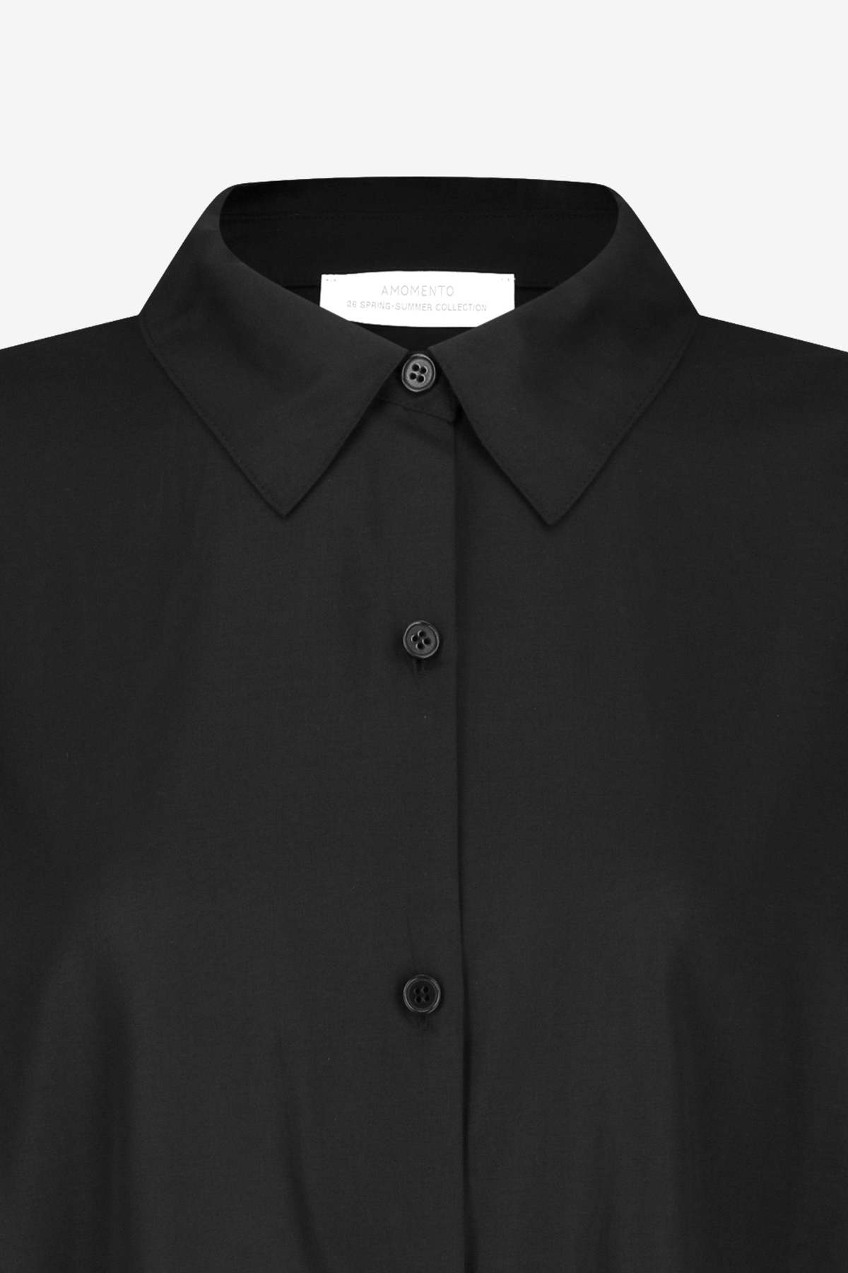 AMOMENTO Sheer Cotton Classic Shirt - Image 3 of 5