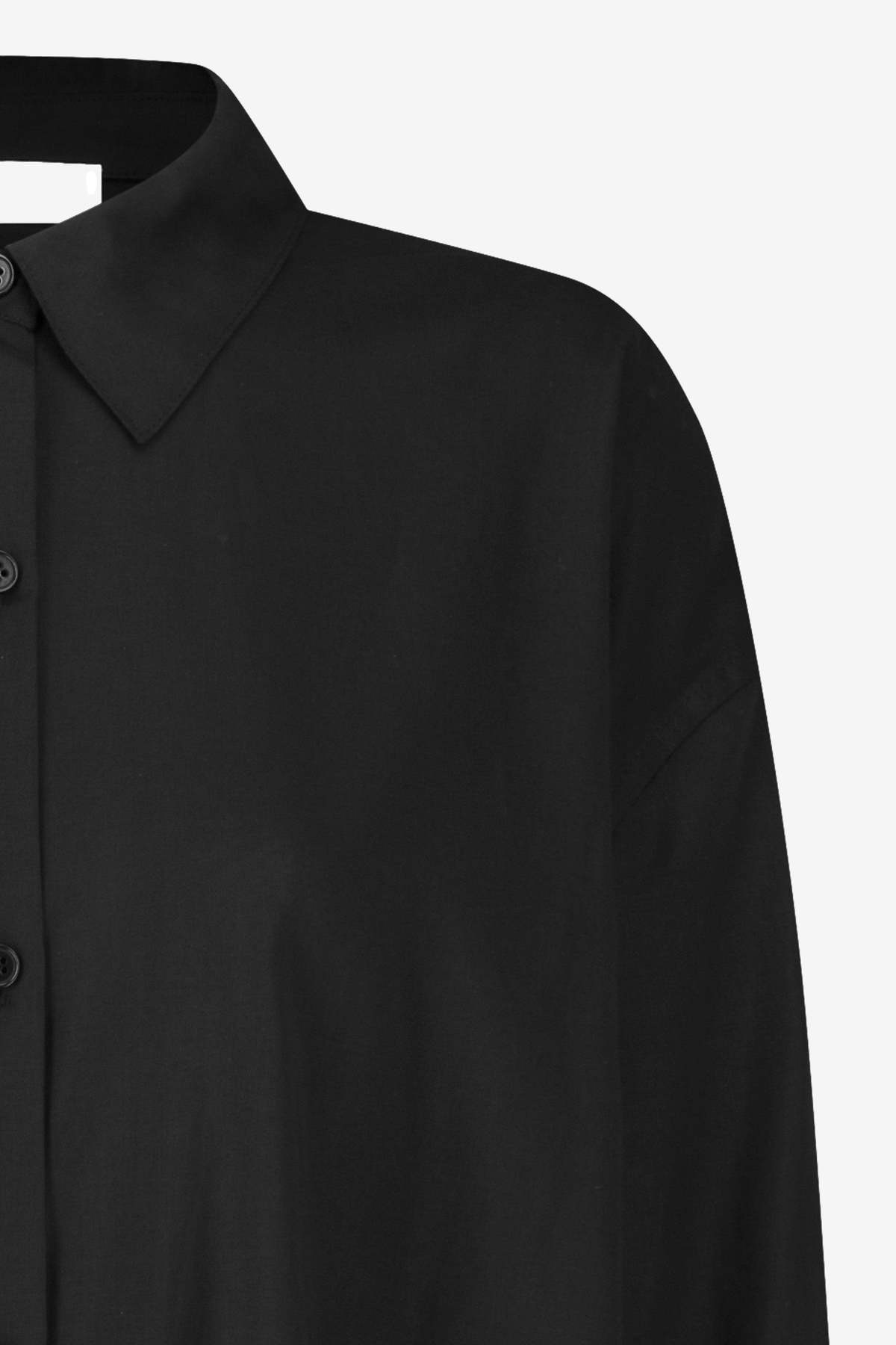 AMOMENTO Sheer Cotton Classic Shirt - Image 4 of 5