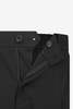 AMOMENTO Wide Bermuda Pants Trousers - Black - Thumbnail 3