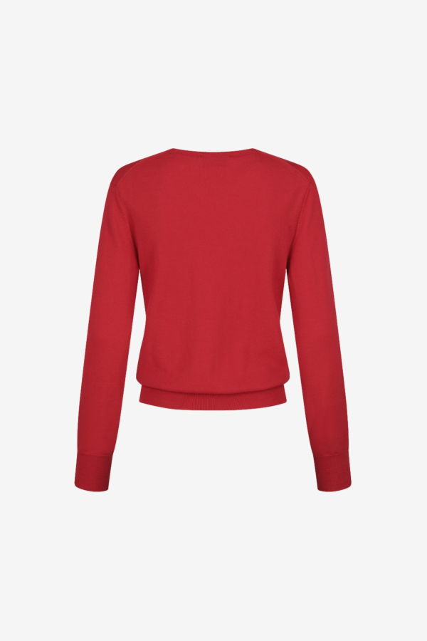 AMOMENTO Wool V-Neck Knit