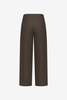 AMOMENTO Wool Wide Pants - Khaki Brown - Thumbnail 2