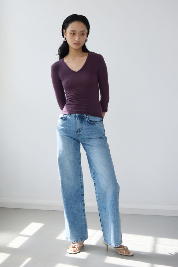 Permanent Vacation Assume V-Neck Top