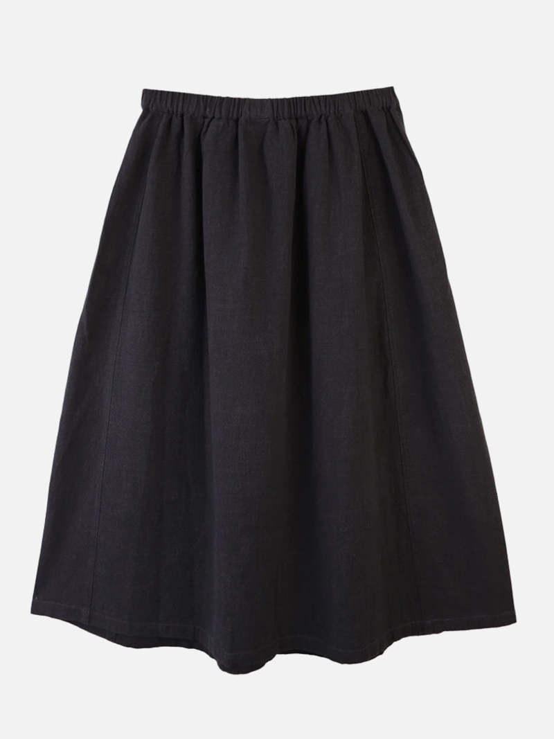 L.F.Markey Emile Textured Linen Skirt