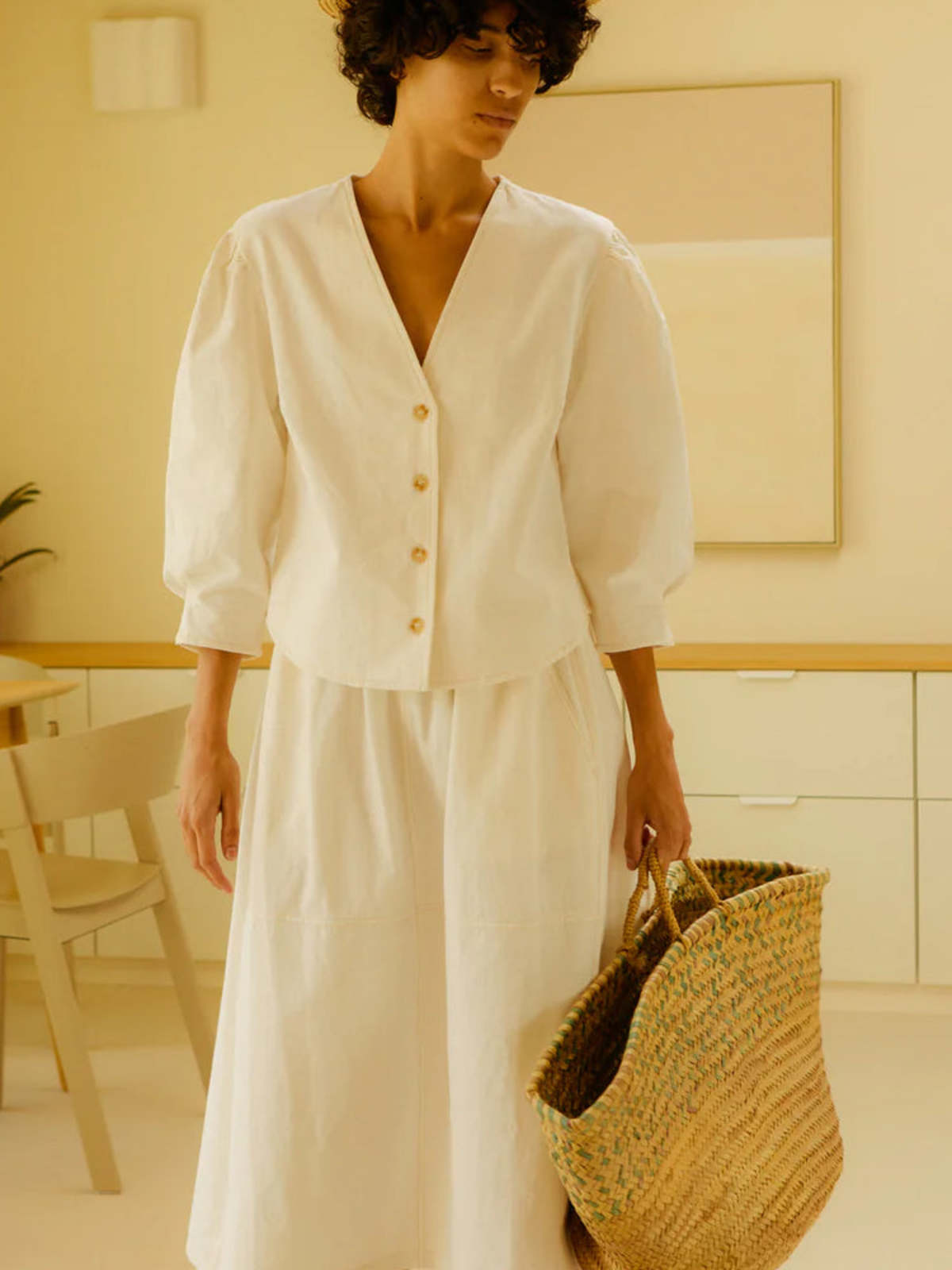 L.F.Markey Lowry Textured Cotton Top - Image 2 of 6