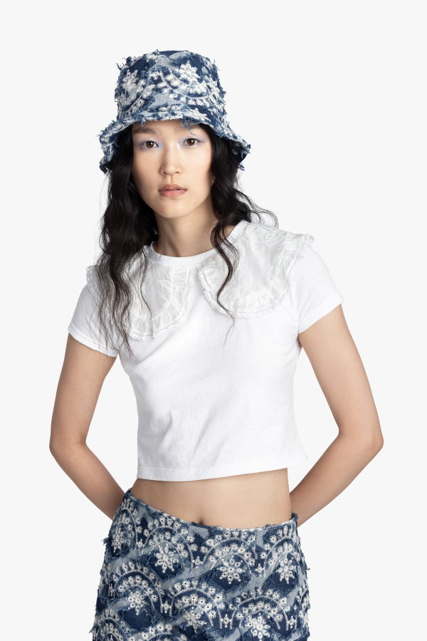 Anna Sui Sonora Denim Bucket Hat