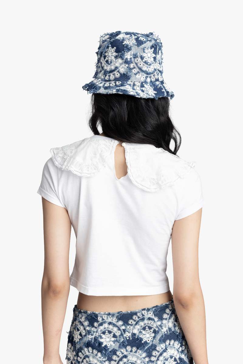 Anna Sui Sonora Denim Bucket Hat