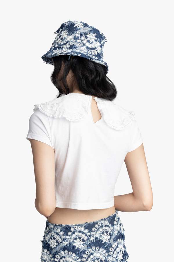Anna Sui Sonora Denim Bucket Hat