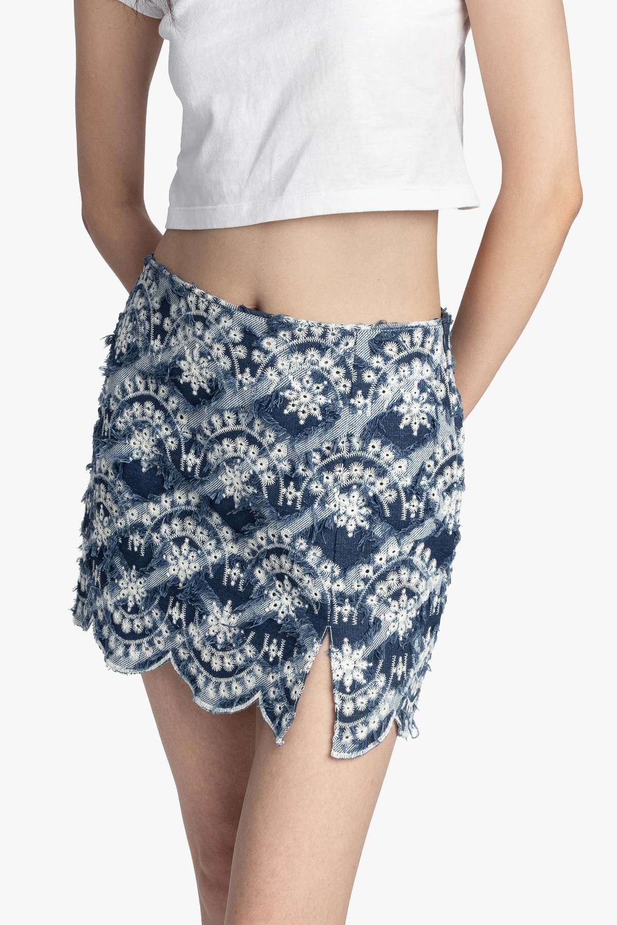 Anna Sui Sonora Denim Mini Skirt - Image 2 of 6