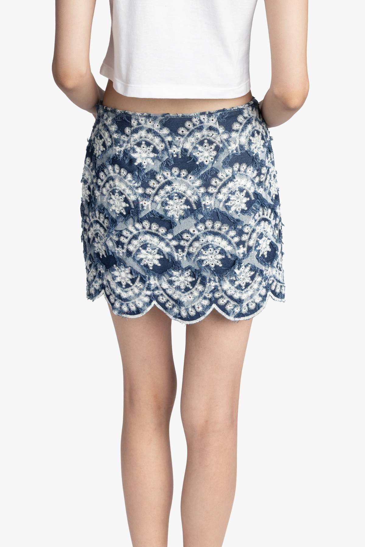 Anna Sui Sonora Denim Mini Skirt - Image 5 of 6