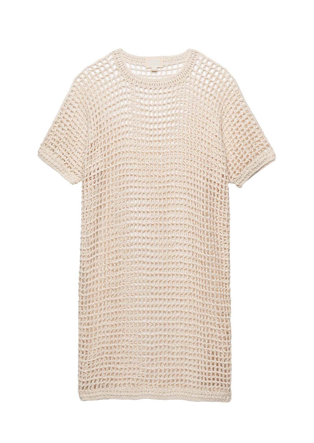Honest Cotton Marie Crochet Coverup - Cream/Black - Image 1 of 2