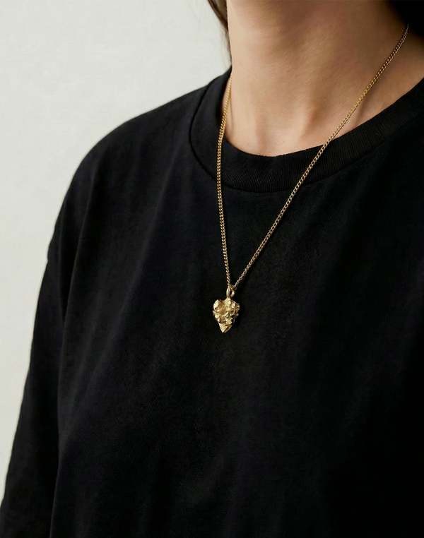 llayers Lithix Gold Cluster Pendant Necklace