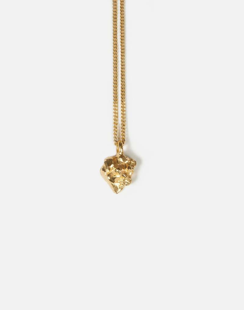 llayers Lithix Gold Cluster Pendant Necklace