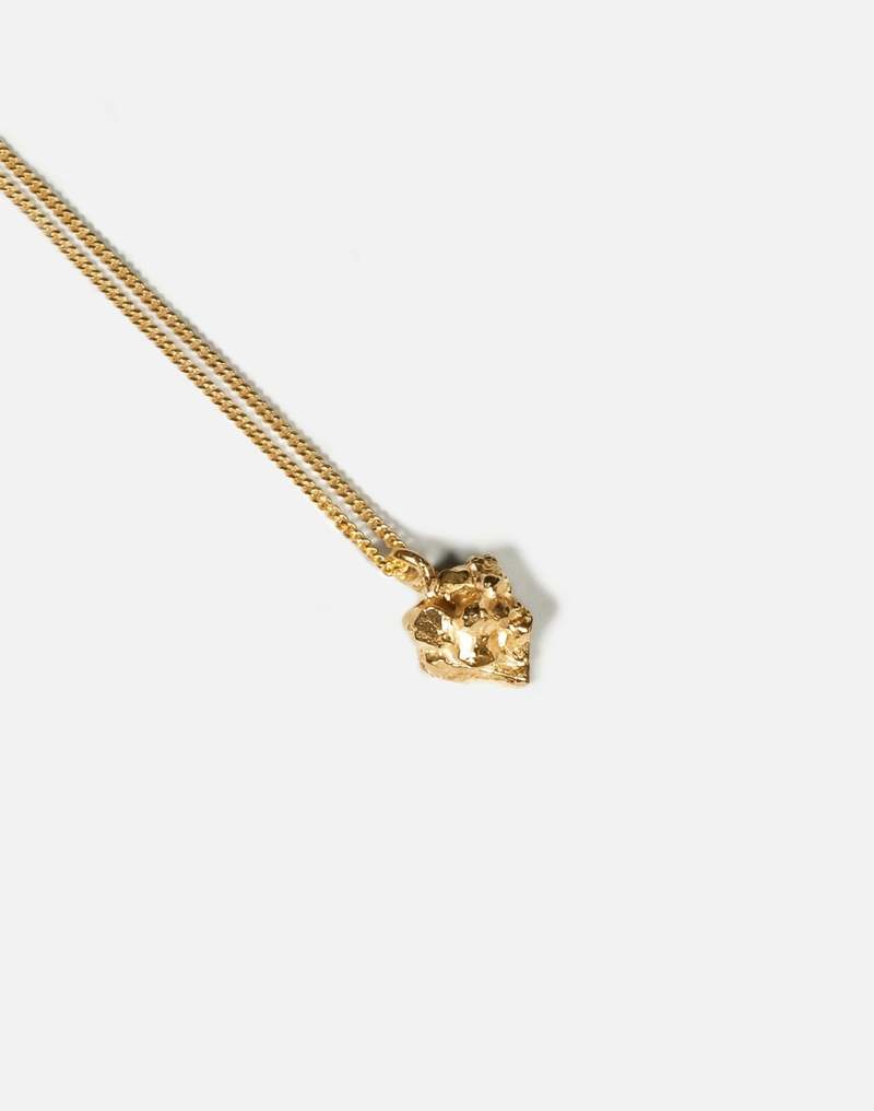 llayers Lithix Gold Cluster Pendant Necklace