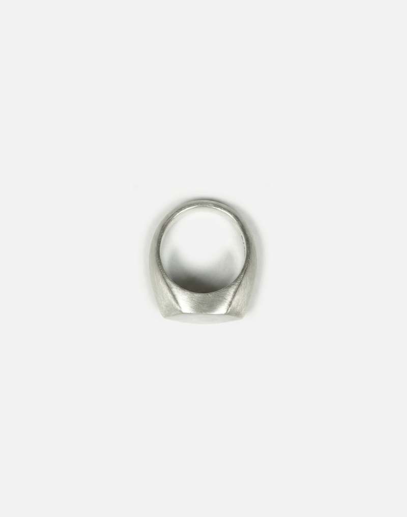 llayers Prismal Hexagonal Signet Ring