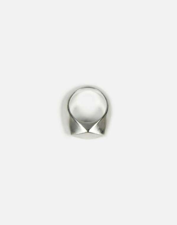 llayers Prismal Hexagonal Signet Ring