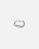 llayers Silver Thin Sculptural Ring Band Lava Ring - Thumbnail 5