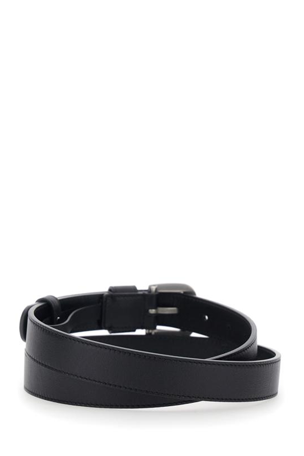 Valentino Garavani Leather Belt - Black