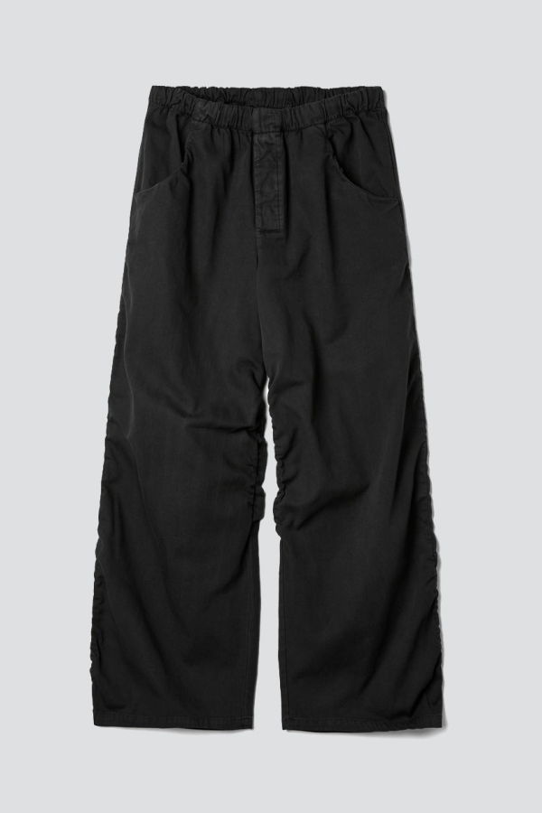 Gabriela Coll Garments No. 267 Thin Canvas Draped Trousers