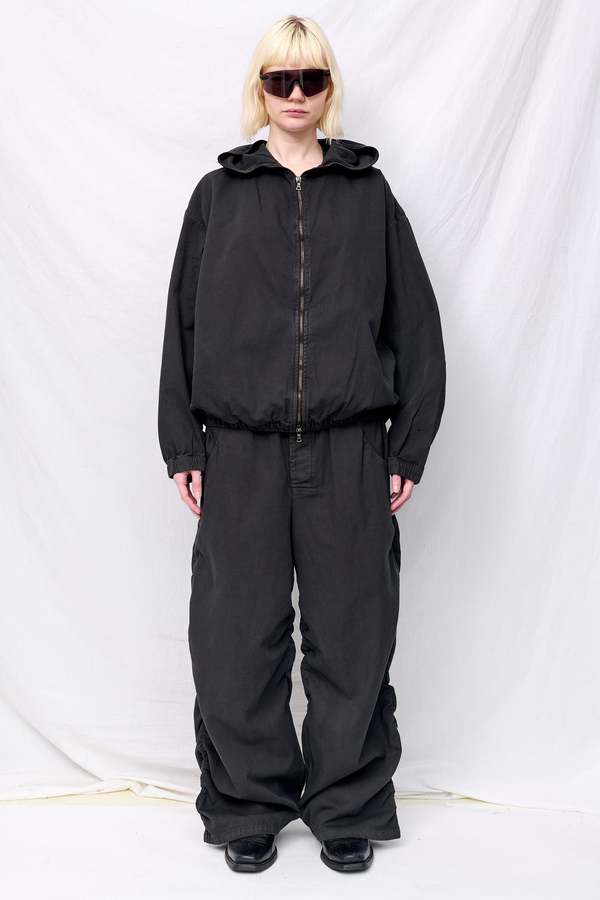 Gabriela Coll Garments No. 267 Thin Canvas Draped Trousers