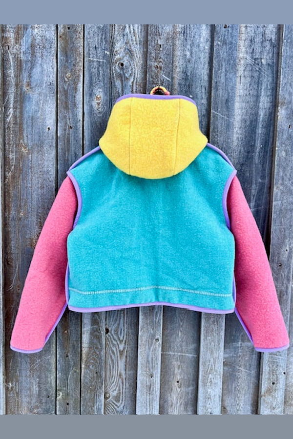 Hey Johanna Moon Mist Hooded Crop Coat