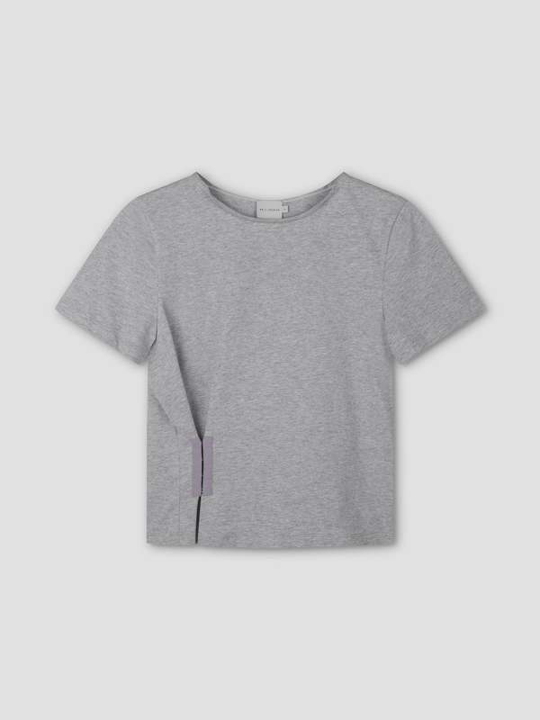 Deiji Studios Pinch Tee Top Grey