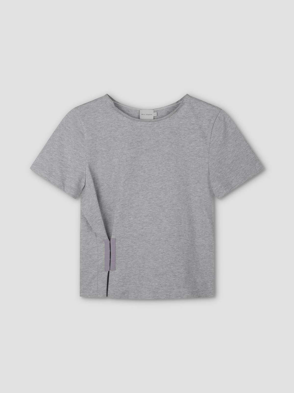 Deiji Studios Pinch Tee Top Grey - Image 1 of 6