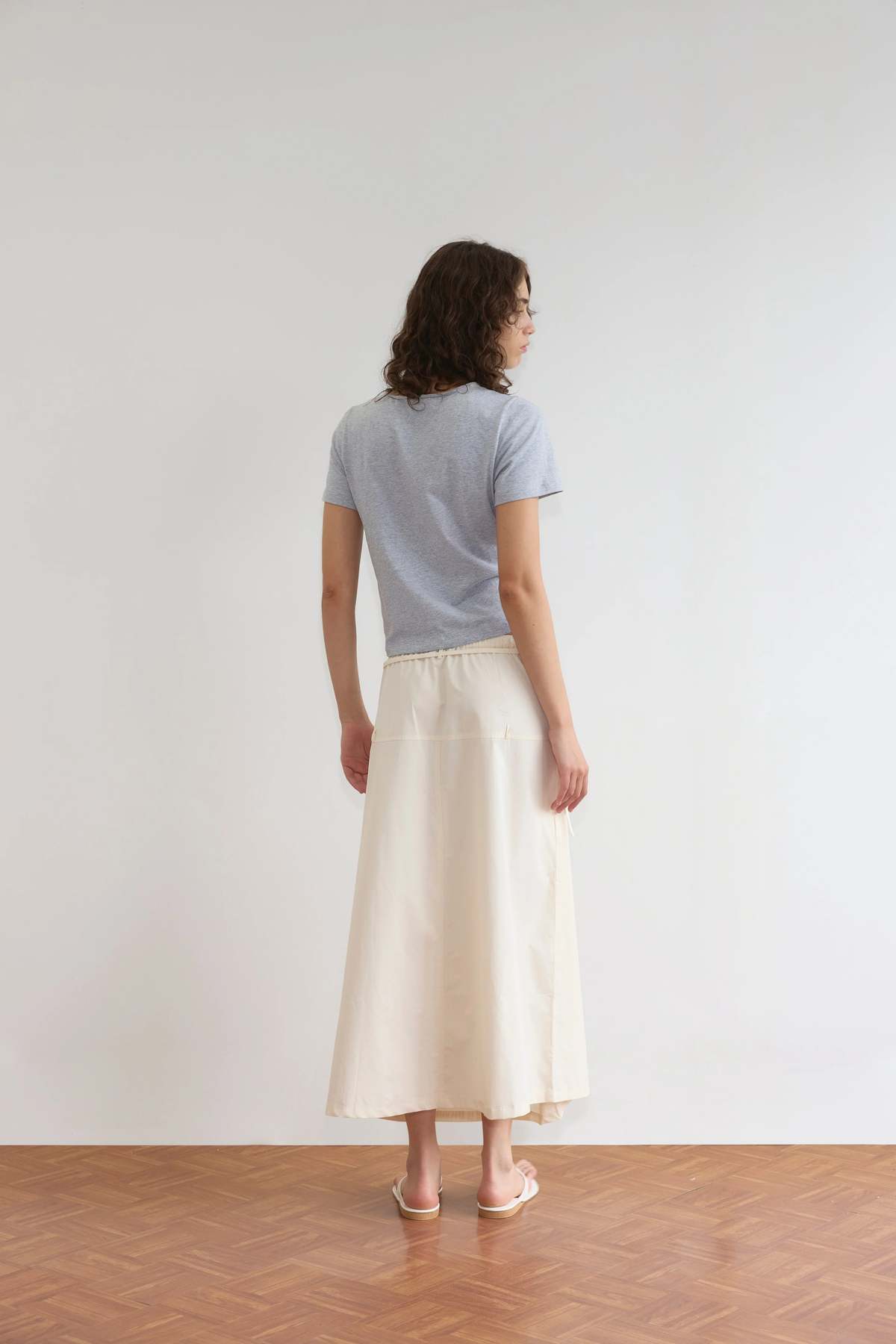 Deiji Studios Pinch Tee Top Grey - Image 4 of 6