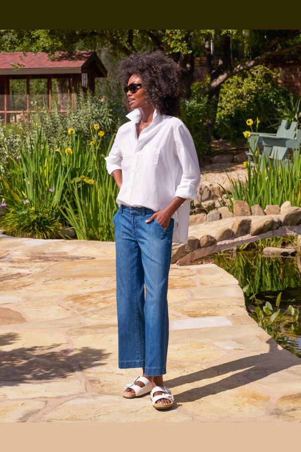 Frank & Eileen Westport Italian Denim Chino Pants - 1968 Wash